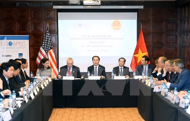 APEC 2017: Tran Dai Quang rencontre le vice-président indonésien et des sociétés américaines ảnh 1