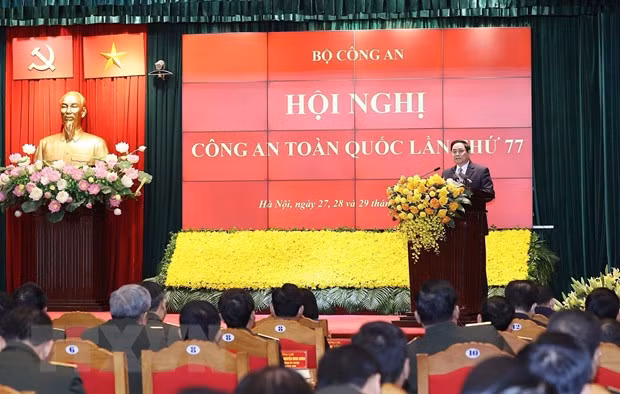 Le Premier ministre à la Conférence nationale sur la sécurité publique ảnh 1