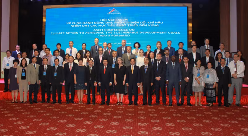 Les membres de l'ASEM partagent leur expérience en matière d'adaptation au changement climatique ảnh 1