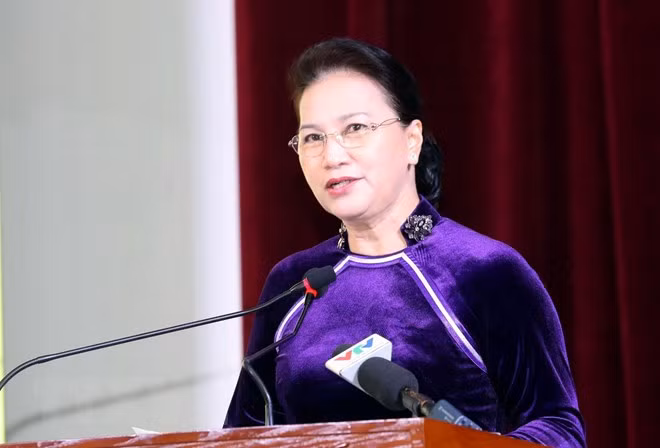 Nguyên Thi Kim Ngân au 55e anniversaire de l’Académie des finances ảnh 1