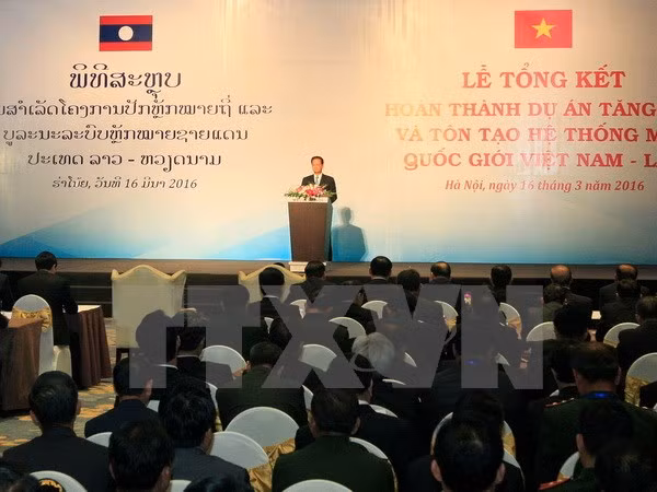 Vietnam et Laos plaident pour l'édification d'une frontière de paix et d'amitié ảnh 1