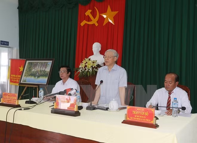 Le leader du Parti ordonne une lutte drastique contre la sécheresse ảnh 1