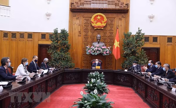 Le PM reçoit les représentants en chef d'agences des Nations Unies au Vietnam ảnh 1