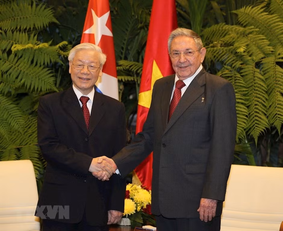Cuba-Vietnam : Raul Castro Ruz félicite Nguyen Phu Trong ảnh 1