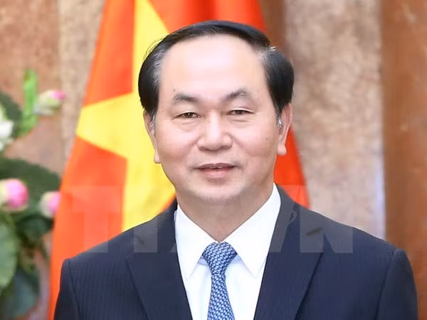 Interview du président Tran Dai Quang accordée à l’AFP avant la visite de son homologue français ảnh 1