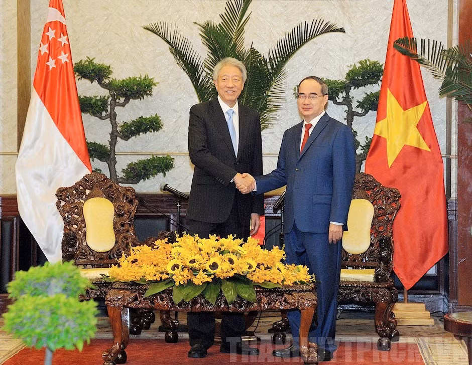 Ho Chi Minh-Ville et Singapour renforcent leur coopération ảnh 1