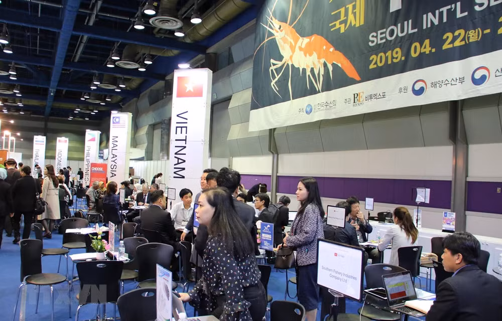 Des produits aquatiques vietnamiens présentés à un salon international à Séoul ảnh 1