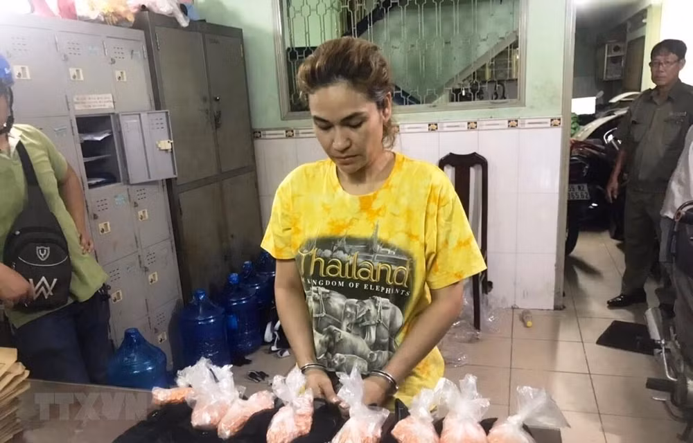 Démanteler un réseau de trafic de drogue transfrontalier depuis le Cambodge au Vietnam ảnh 1