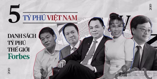 Cinq Vietnamiens parmi les plus riches du monde, selon le classement de Forbes en 2019 ảnh 1