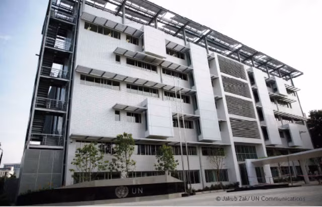 La "Maison verte" de l'ONU au Vietnam certifiée "Lotus de platine" ảnh 1