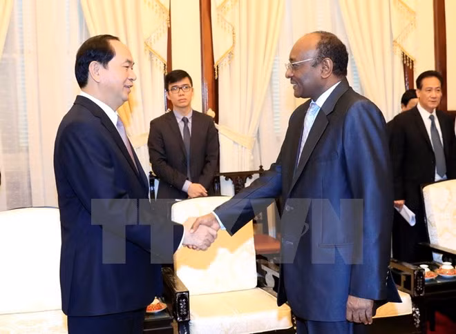 Le président Trân Dai Quang reçoit l’ambassadeur du Soudan ảnh 1