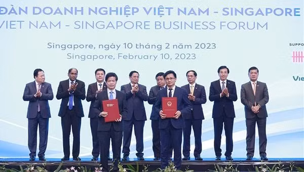 Le Vietnam et Singapour travaillent ensemble pour établir un agenda pour l'avenir ảnh 1