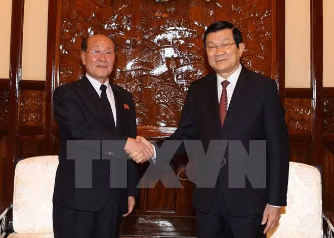 Truong Tan Sang reçoit le procureur général du Parquet suprême de la RPDC ảnh 1