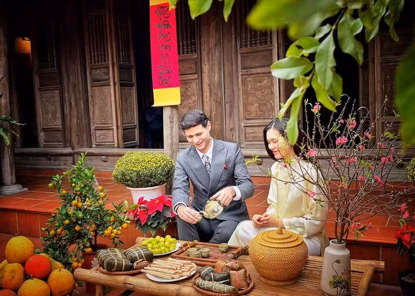 Des étrangers et leurs impressions sur le Têt traditionnel du Vietnam ảnh 1