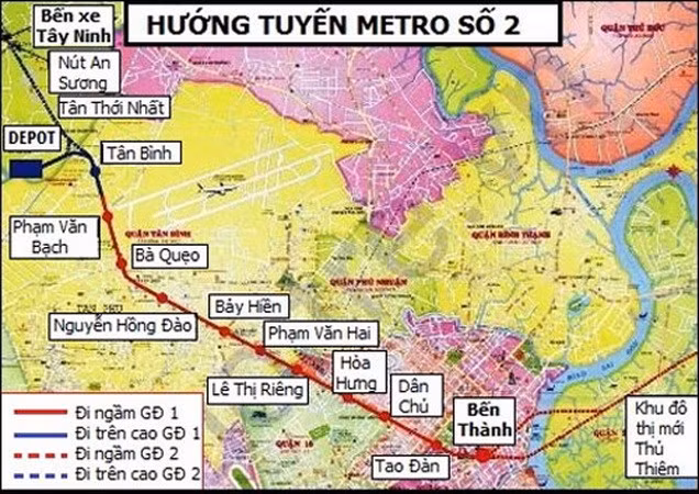 Ho Chi Minh-Ville va accélérer la construction de la ligne de métro N°2 ảnh 1