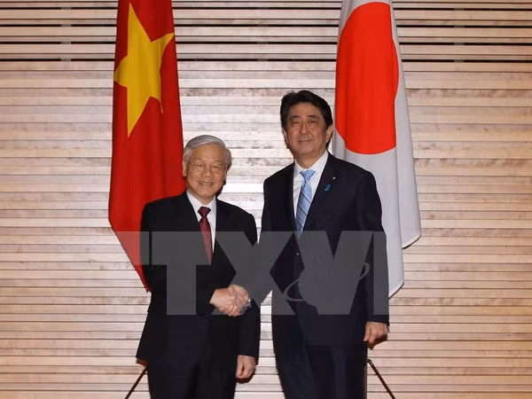 Le secrétaire général du PCV achève sa visite officielle au Japon ảnh 1