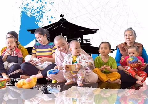 Thich Dàm Ngoan, une bonzesse engagée auprès des enfants démunis ảnh 3