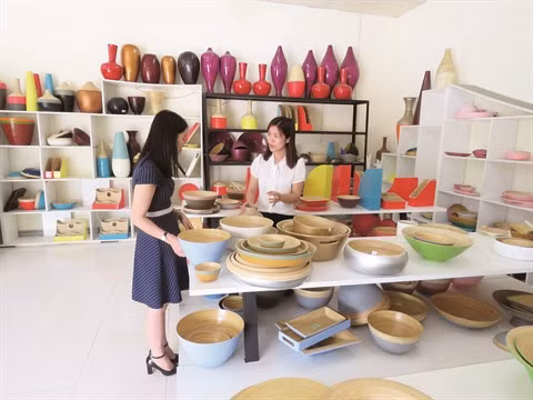 Un nouveau style de laques pour exprimer la tradition à Cat Dang ảnh 2