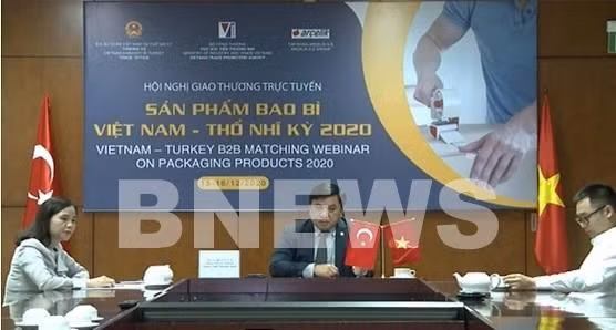 Un webinaire relie les producteurs d’emballage vietnamiens aux importateurs turcs ảnh 1