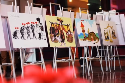 Remise des prix du concours de dessins satiriques sur l’égalité des sexes ảnh 1