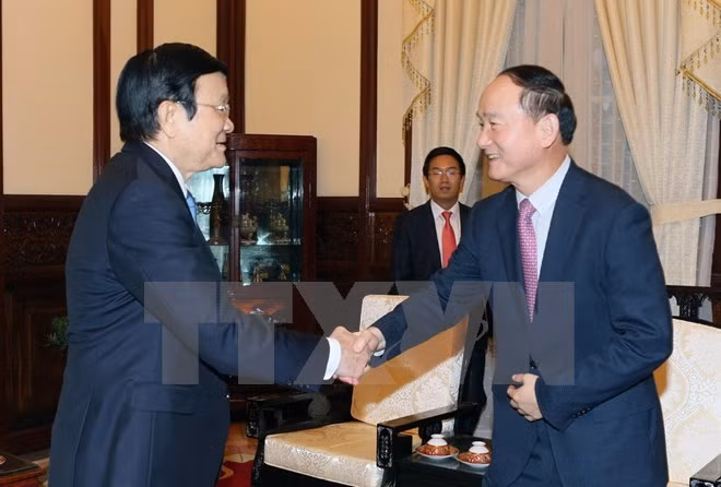 Le directeur général de Samsung Vietnam reçu par Truong Tan Sang ảnh 1