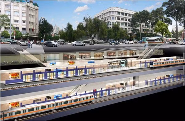 Ho Chi Minh-Ville examine le projet de centre commercial ​de la gare Ben Thanh ảnh 1