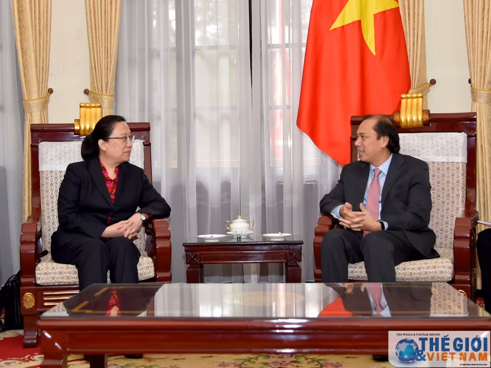 Un vice-ministre des AE reçoit la première consule générale de Chine à Da Nang ảnh 1