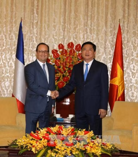 Ho Chi Minh-Ville accueille le président français François Hollande ảnh 1