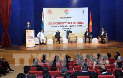 Le président vietnamien exhorte à impulser le partenariat stratégique intégrale Vietnam-Inde ảnh 2