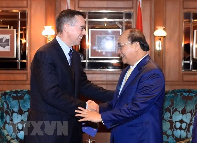 Le PM Nguyen Xuan Phuc rencontre les responsables de plusieurs grands groupes néo-zélandais ảnh 1