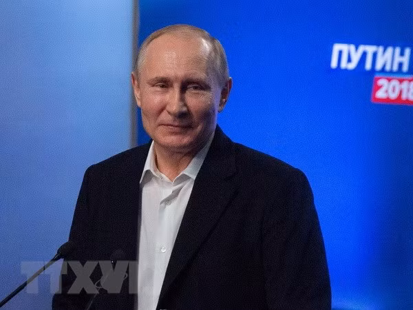 Message de félicitations du président Trân Dai Quang à son homologue russe Vladimir Poutine ảnh 1