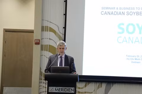 Soya: des entreprises canadiennes sondent les opportunités au Vietnam ảnh 1