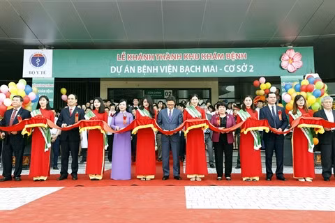 Inauguration des succursales des hôpitaux Bach Mai et Viêt Duc à Ha Nam ảnh 1