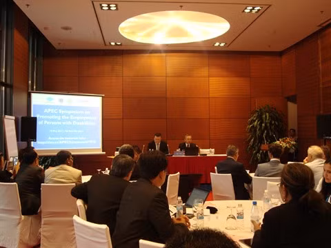 APEC 2017 : colloque sur la promotion de l’emploi des handicapés ảnh 1