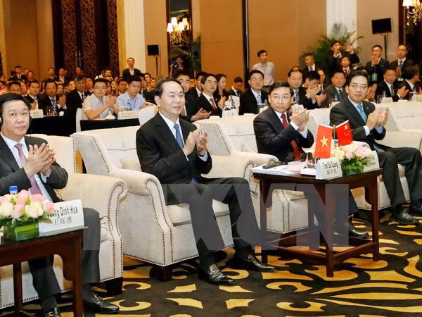 Le président Tran Dai Quang participe au Forum "La Ceinture et la Route" à Pékin ảnh 1