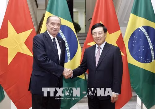 Le ministre brésilien des AE en visite officielle au Vietnam ảnh 1
