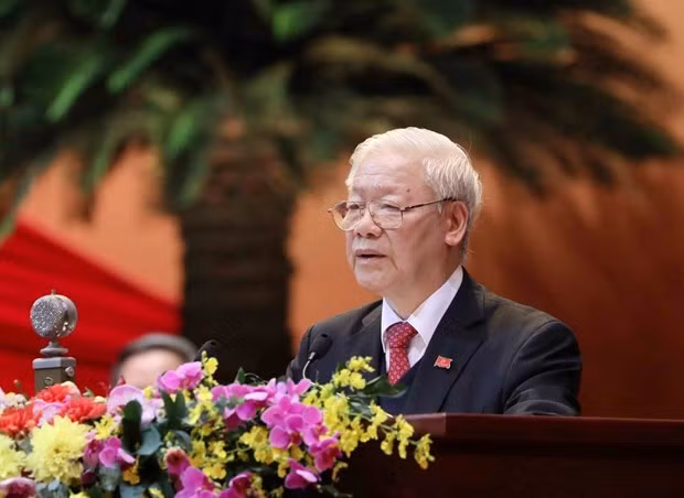 Félicitations au secrétaire général du Parti et président vietnamien Nguyen Phu Trong ảnh 1