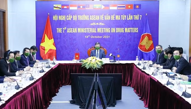 Le Vietnam à une réunion ministérielle de l’ASEAN contre la drogue ảnh 1