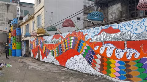 La rue des arts Phuc Tân, un nouvel espace créatif et culturel à Hanoï ảnh 1