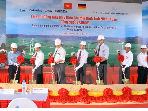 Ninh Thuan : mise en chantier de la centrale éolienne de Mui Dinh ảnh 1