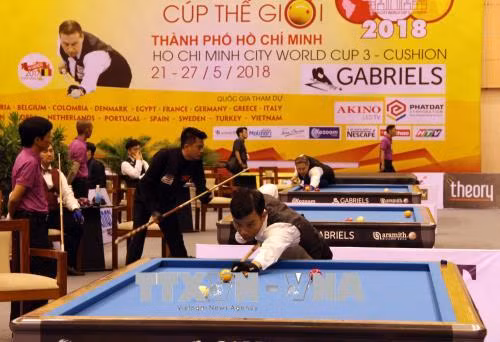 Coupe du monde de Billard de carom 3 bandes 2018 à Ho Chi Minh-Ville ảnh 1