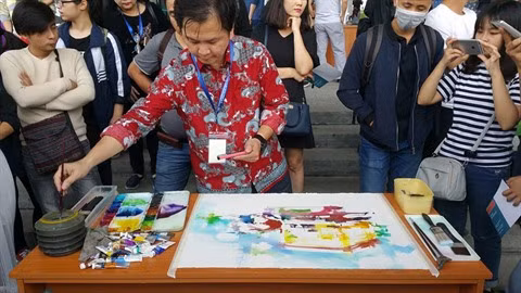 Exposition internationale d’aquarelles à Hanoï ảnh 2