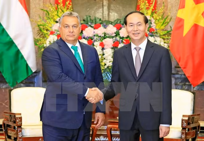 Des dirigeants vietnamiens reçoivent le Premier ministre hongrois ảnh 2