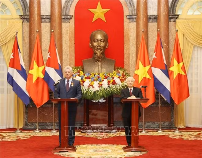 Le président du Conseil d'État de Cuba termine sa visite d’amitié officielle au Vietnam ảnh 1