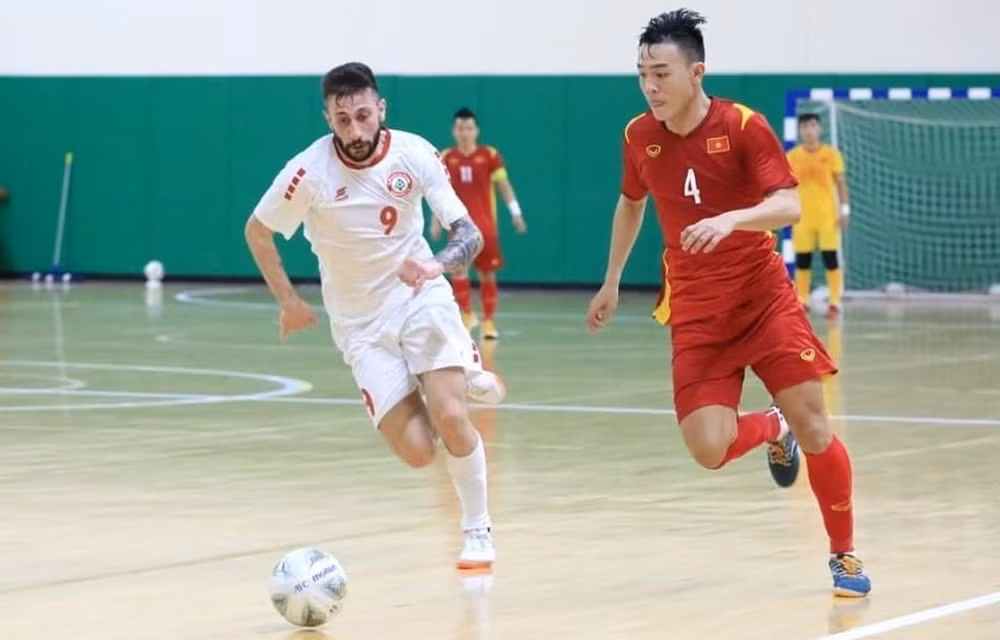 Futsal : match nul entre le Vietnam et le Liban lors des éliminatoires de la Coupe du monde 2021 ảnh 1