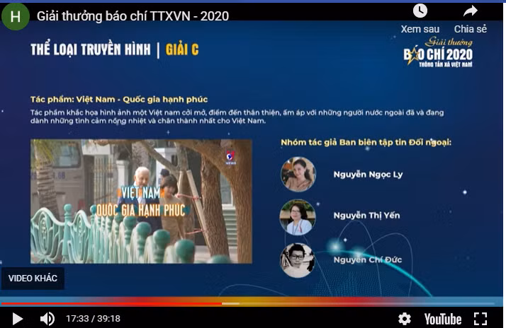 Le Prix de presse de l'Agence vietnamienne d'Information 2020 ảnh 3
