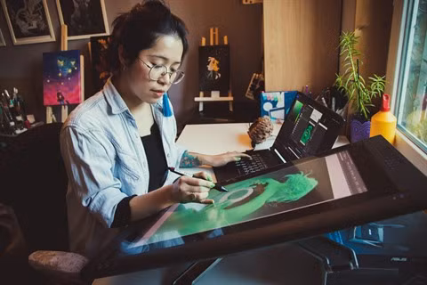 Exposition d'une jeune artiste vietnamienne à Paris ảnh 3