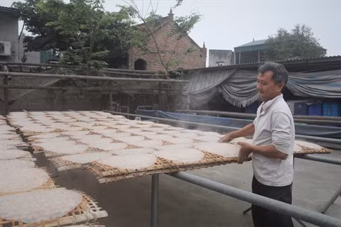Les galettes de riz grillées, fierté des habitants de Hà Nam ảnh 2