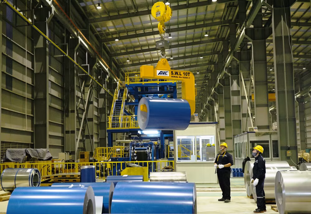 Hoa Phat exporte plus de 22.000 tonnes de tôle galvanisée depuis le début de l'année ảnh 1 Hoa Phat exporte plus de 22.000 tonnes de tôle galvanisée depuis le début de l'année ảnh 1