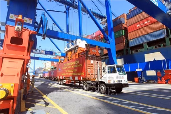 Le transport de marchandises en conteneurs via les ports maritimes en hausse de 18% en huit mois ảnh 2
